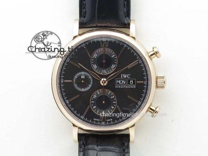 MIROTIME 0416 Mark XVIII IW327010 SS M+F 1:1 Best Edition Blue Dial on Brown Leather Strap A Resilient 7051